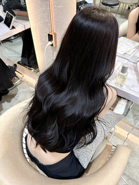 ロンド エスポワール 錦糸町(Lond espoir) ◯シアーカラーセミディカール姫カットイノアカラー艶感カラー