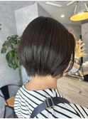 癖をおさめるすっきりショートボブ