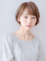 バランス ヴィヴィ(BALANCE vivi)&nbsp;色っぽショートボブ♪ヘルシースタイル/ミルクティーベージュ