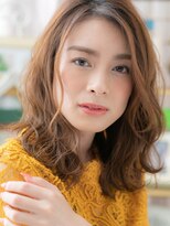 カバーヘア ブリス 北浦和(COVER HAIR bliss)&nbsp;■ミルクティーアッシュエアリーミディ308北浦和20代30代40代