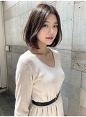 前髪長めレイヤーボブ【スタイリスト桂口】