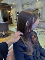 ローレン(LOREN)&nbsp;イヤリングカラー[ピンクバイオレット]