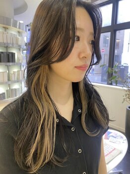 プランタン フォー ヘアー(printemps FOR HAIR)の写真/【盛岡/映画館通り】憧れの艶感×透明感でカラーを楽しむ。なりたい色が叶う毎日に彩りを。キレイが続く◎