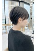 黒髪カタログ/ボブルフ/小顔に見せるヘア/ワンレン