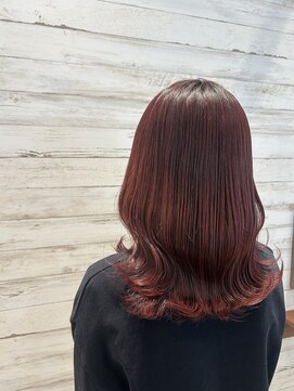 リック(Ric by KENJE) 【ブリーチなし☆ボルドーカラー】高座渋谷