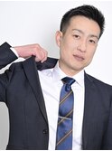 スーツ ビジネス 爽やか ツーブロックショート
