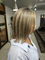 アヤメ 巣鴨店(ayame)&nbsp;(ayame巣鴨)白髪ぼかしハイライト_セミロング_tokio_巣鴨3