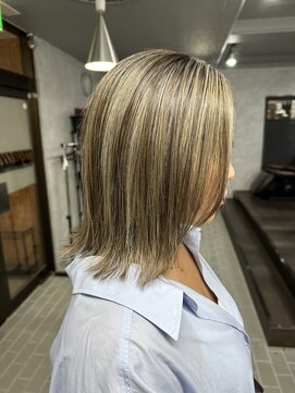 アヤメ 巣鴨店(ayame) (ayame巣鴨)白髪ぼかしハイライト_セミロング_tokio_巣鴨3