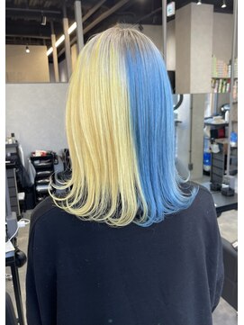 シエンゴールド(CIEN gold) ツートンカラー/ルーツカラー/デザインカラー#浜松駅#カラー