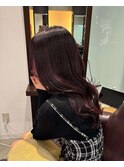 【ブリーチ無し】ワインレッド