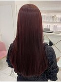ブリーチなしで出来る♪王道レッド＊まゆ
