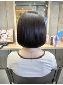 夏でも崩れない！髪質改善トリートメントボブ×ナチュラルくびれ