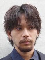 フィフスパーク(fifth PARK) センターパート×ウルフで作る、波巻きスパイラルパーマ