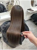シルクのような艶々な縮毛矯正
