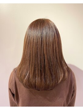ロビン 反町横浜店(robin) 艶感たっぷりミルクティーブラウン反町美容室