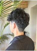 無造作スパイラルパーマ