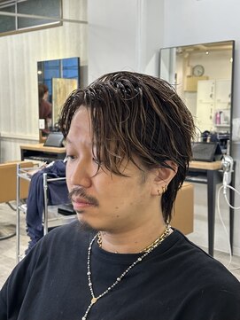 ハノン バイ リンクス 大宮(Hanon by LINKTH) メンズ/メンズカット/マッシュ/センターパート/外国人風