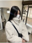 前髪カット／流れる前髪／シースルーバング