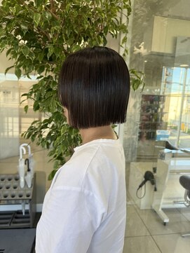 ハピネス 西大寺店(Happiness) サイドバングたっぷりなタンバルモリ/タッセルカット/韓国ボブ