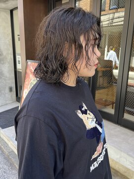 コフィー バイ メルト 吉祥寺(cofy by melt) 【三ツ井】くせ毛風パーマ ほつれパーマ ブルージュ ウルフボブ