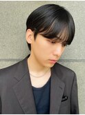 メンズヘア！韓国シースルーマッシュ
