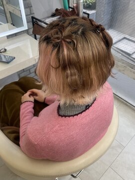 アイトーキョーエス 渋谷(AI TOKYO S) ヘアメ/編み込み/ボブヘアメ/ボブ/クラゲヘア