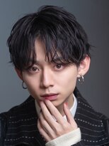 ネイビー(NAVY) 【春にハマる色気】ナチュラルに決まるシャドウパーマ