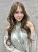 ウルフレイヤー/ミディアムレイヤーウルフカット/ダークアッシュ