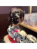【期間限定&30%OFF!】浴衣・夏祭りヘアセット ¥6,600 → ¥4,620