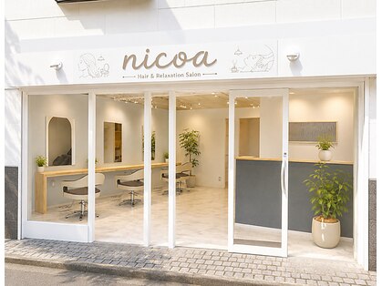 nicoa -hair&relaxation salon-の写真