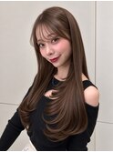 透明感抜群☆韓国トレンドヘア/水光カラー/大人上品レイヤー