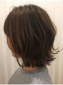 外はねボブ/白髪ぼかし◎30代40代50代60代