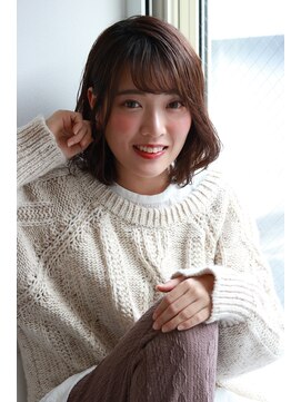 ブリーチ ラボ エーアイ 原宿店(BLEACH LABO Ai) 20代30代40代50代 色っぽふんわりショートの重軽ウェーブヘア♪