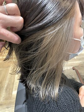 カシータフロル ららぽーと愛知東郷店(Casita flor) 【casita flor】ホワイトベージュインナーカラー