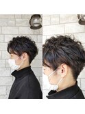 【AMAZING HAIR千歳店/風間】マットアッシュ×サイドアップ