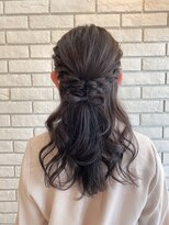 フルミー(fulme.)&nbsp;リボンハーフアップアレンジ☆