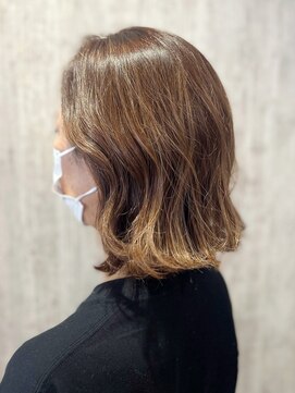 テトテ 門戸厄神店(tetote) 【tetote村山サロンスタイル】ユルウェーブセミディ