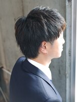 アルファ 新宿(alpha)&nbsp;サーフカール/ 刈り上げセンターパート/ブルーブラック[新宿駅]