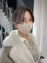 イトシテ&nbsp;ハイライトカラー×ハンサムショート【担当　ジン　トモヒト】