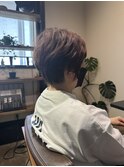 大人かわいい小顔ショート×ショコラアッシュ×うるツヤ髪質改善