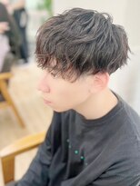 ネオリーブ クーロ メゾン 横浜(Neolive curro Maison)&nbsp;波巻きスパイラル×ツイストパーマ[メンズ]