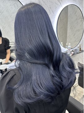 ドットモーダ 町田店(dot. mooda) 【艶カラー×ネイビー】韓国/韓国ヘア/町田/町田駅/学割