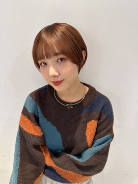 レイラバイアフロート 吉祥寺(Lila by afloat) くびレイヤーグレージュショート20代30代40代似合わせカット