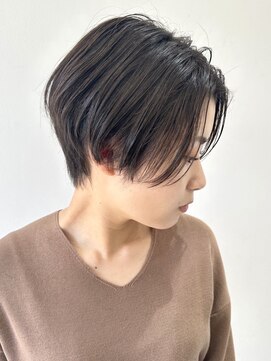 フォーク FOLK 【FOLK】赤みなし透明感グレージュ☆似合わせショート♪