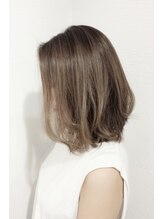 ローグ ヘアー 金町店(Rogue HAIR) イメチェンハイトーングラデーションカラー美髪前下がりボブ