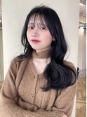黒髪レイヤー×韓国巻き