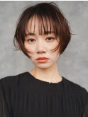 大人ショートハイライト髪質改善キッズカット前髪30代40代