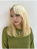 ブロンド/抜きっぱなし
