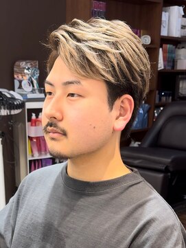 ネイロ 北千住(NeiRo) メンズマッシュツーブロ刈り上げ波巻きツイストスパイラルパーマ