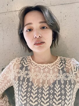 レジュアル(RESSUAL) アンブレラカラーこなれミディイメチェンウェーブパーマ前髪